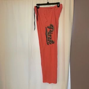 Pink sweatpants